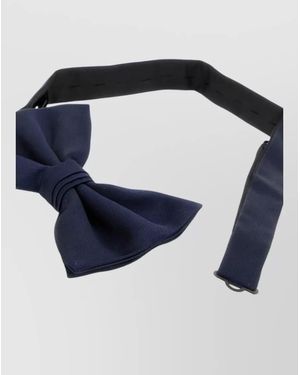 Prada Silk Bow Tie - Blue