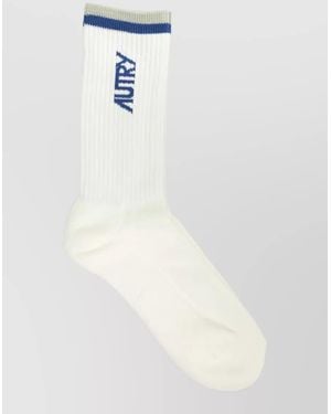 Autry Logo Socks - White