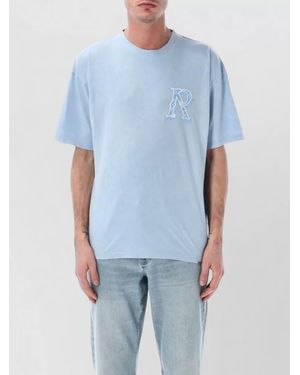 Represent Western Lettering Initials Short Sleeve T Shirt - Blue
