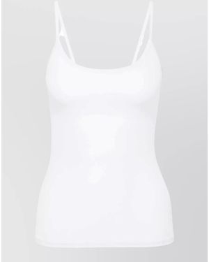 CALIDA Top Adjustable Straps Fitted Silhouette - White