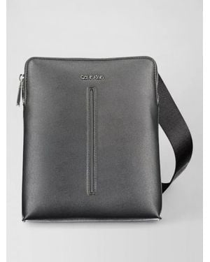 Calvin Klein Polyester Crossbody Bag - Gray