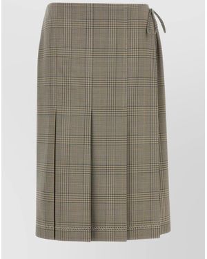 Marni Pleated Skirt - Natural