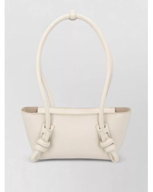 Hereu Mini Fleca Rectangular Bag Double Handles - Natural