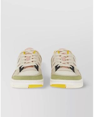 Michael Kors Leather Low-Top Trainers - Metallic