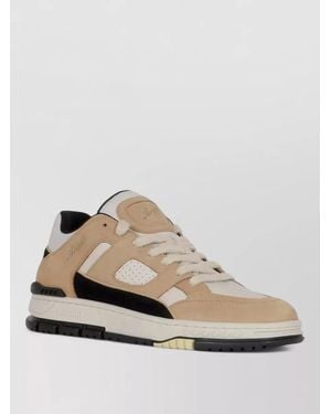 Axel Arigato Area Lace Up Trainer Contrast Sole - Natural