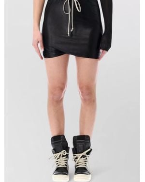 Rick Owens Jersey Mini Shorts - Black