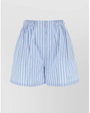 ショートパンツ PRADA Embroidered Poplin Shorts Prada Embroidered Poplin Shorts | italist