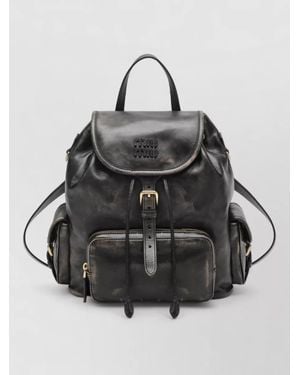 Miu Miu Na Backpack - Black