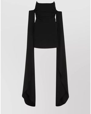 GIUSEPPE DI MORABITO Cutout Jersey Mini Dress - Black