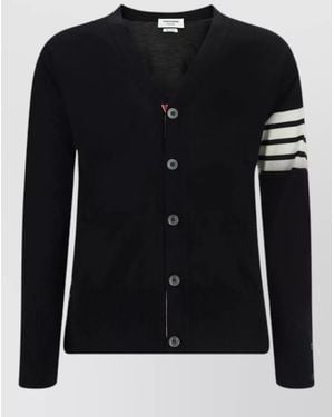 Thom Browne Wool Cardigan - Black