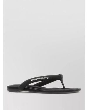 Alexander Wang Jenna Fabric Thong Sandals Flat Sole - Multicolor