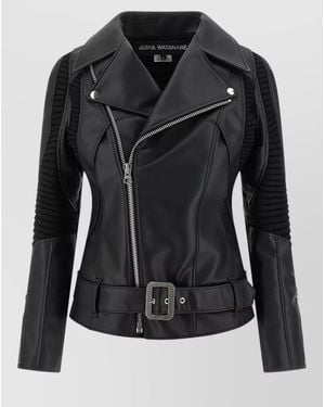 Junya Watanabe Knitted Insert Jacket - Black