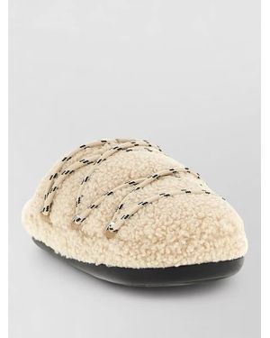Moon Boot Teddy Slippers - Natural