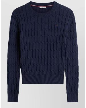 Tommy Hilfiger Cable-Knit Jumper - Blue