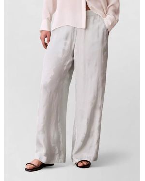 Calvin Klein Jacquard Satin Pyjama Trousers - Grey