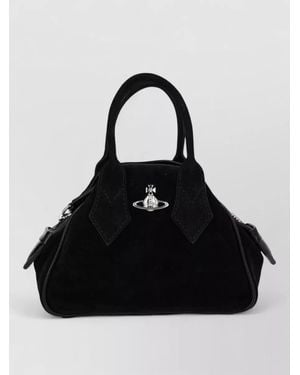 Vivienne Westwood Mini Yasmine Leather Mini Bag - Black