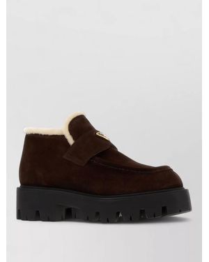 Prada Suede Boots - Brown