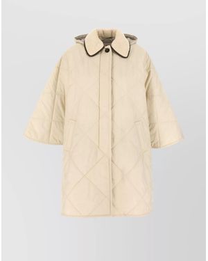 Brunello Cucinelli Padded Poncho - Natural