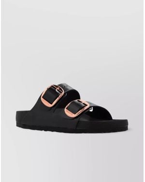 Birkenstock Leather Arizona Big Buckle Sandals - Black