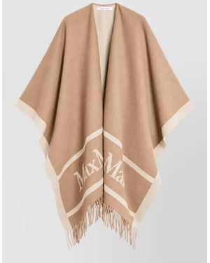 Max Mara Wool Stole - Natural