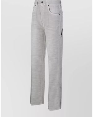 Haikure Winona Bull 44 Straight-Leg Jeans - Grey