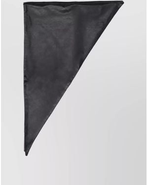 Lemaire Lamb Leather Scarf - Gray