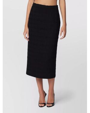 Alessandra Rich Fitted Skirt - Black