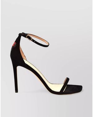 Stuart Weitzman Leather Sandals - Black