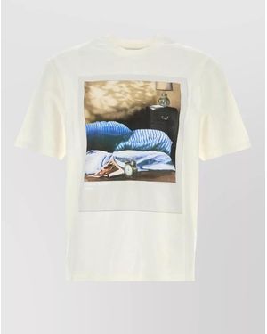 Jil Sander Cotton T Shirt - Blue