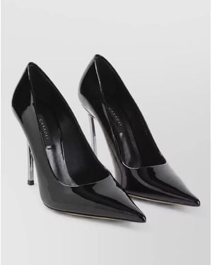 Casadei Patent Leather Superblade Pumps - Black