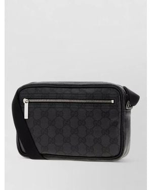 Gucci Gg Fabric Essence Mini Crossbody Shoulder Bag - Black