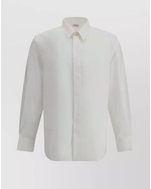 Saint Laurent Cotton Shirt - White