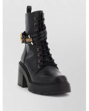 Pinko Altea 01 Lace Up Ankle Boots - Black