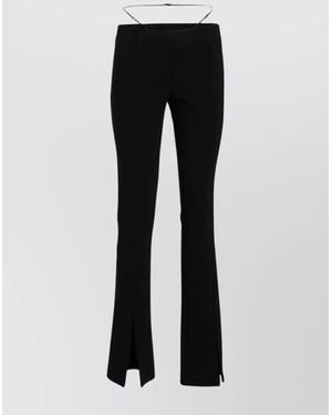 DSquared² High-Rise Flared Trousers - Black