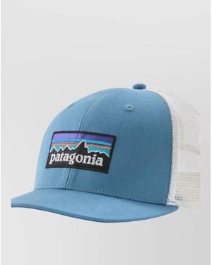 Patagonia Organic Cotton Logo Trucker Cap - Blue