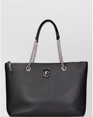 Jimmy Choo Leather Tote Bag - Black