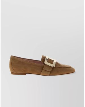 Roger Vivier Leather Loafers - Brown