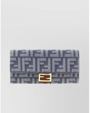 Fendi Strap Wallet On Chain - Blue