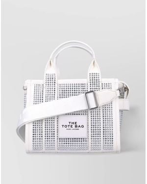 Marc Jacobs Crystal Small Tote Detachable Strap - White
