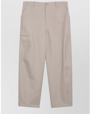 Givenchy Cotton Straight-Leg Trousers - White
