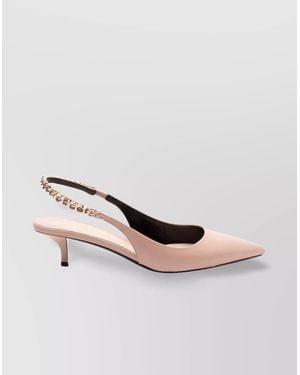 Gucci Signoria Chain Detail Pumps - Pink