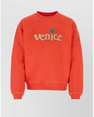 ERL Cotton Crew-Neck Sweatshirt - Red