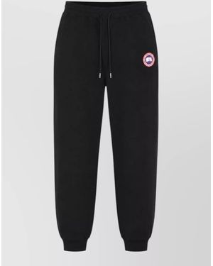 Canada Goose Cotton Track Trousers - Black