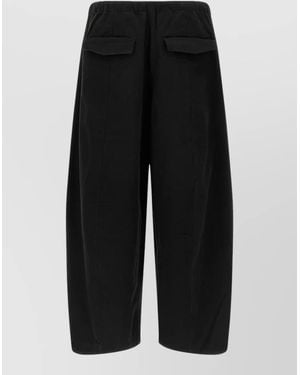 Entire studios Loft Shorts Structured Back And Side Pockets - Black