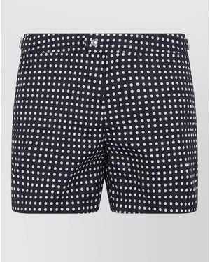 Tom Ford Printed Swim Shorts - Blue