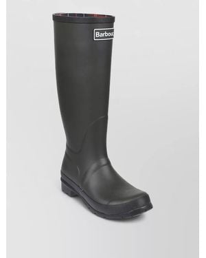 Barbour Abbey Rubber Sole Tall Waterproof Boots - Black