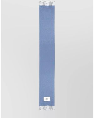Maison Kitsuné Alpaca Scarf - Blue