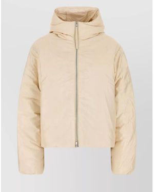 Jil Sander Silk Down Jacket - Natural