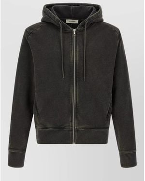 Entire studios Cotton Slim-Fit Zip Hoodie - Black