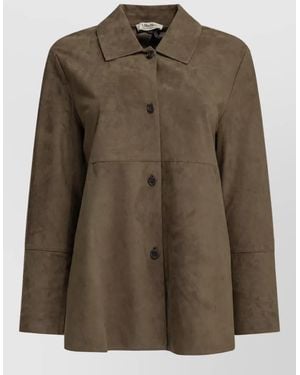 Max Mara Suede Jacket - Green